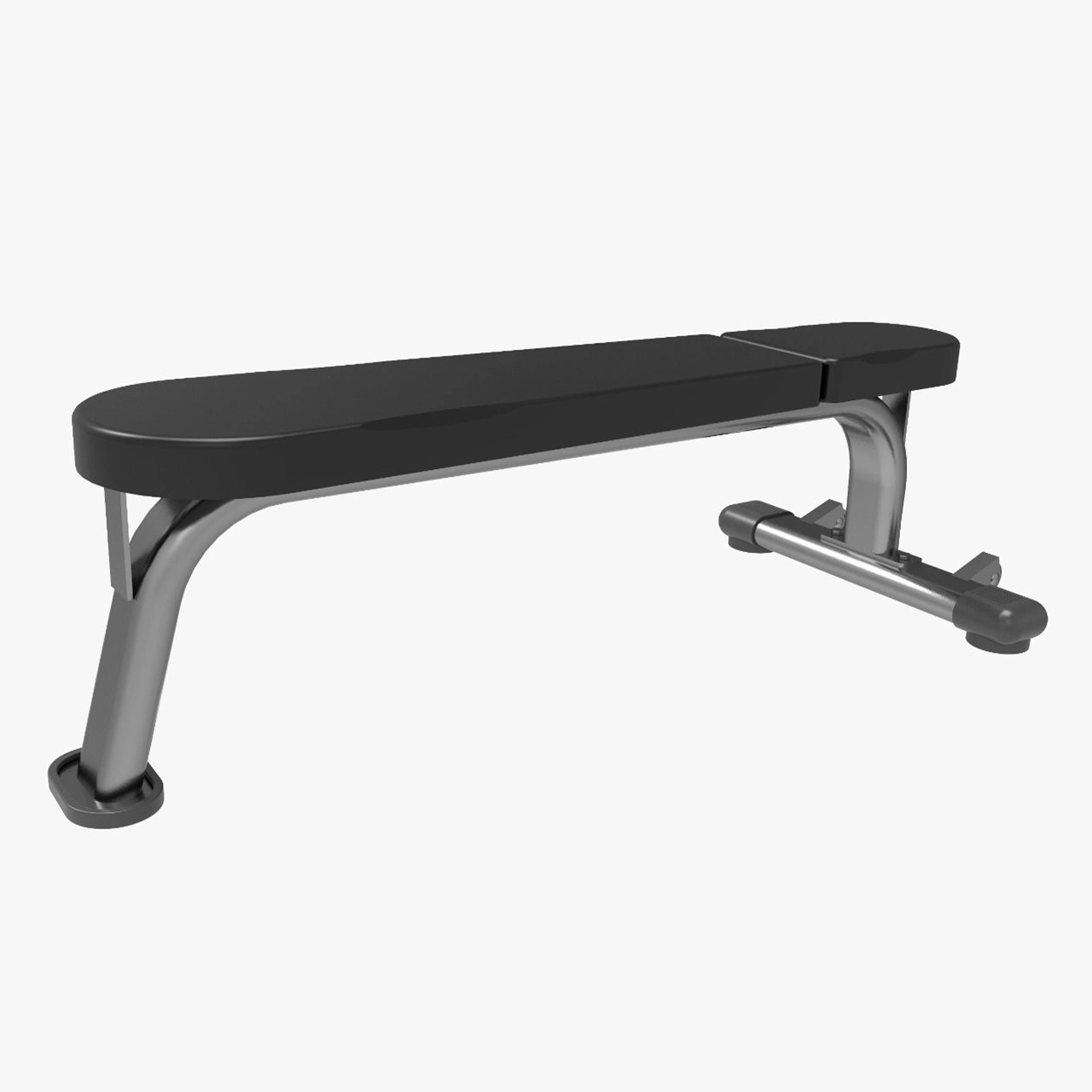 LIFE FIT Flat Bench Alpha. Simple, sturdy weight bench for strength training.
