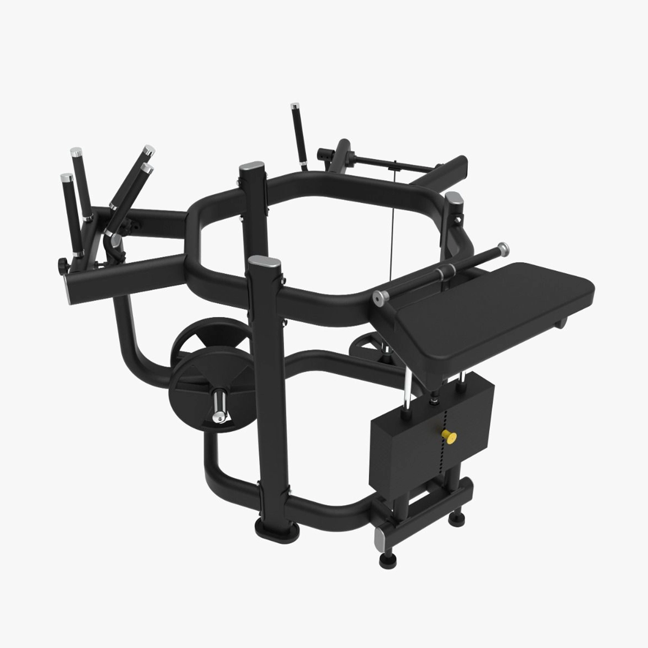 LIFE FIT Commercial Multi Wrist Curl Machine (100kg). Front view of arm workout equipment.