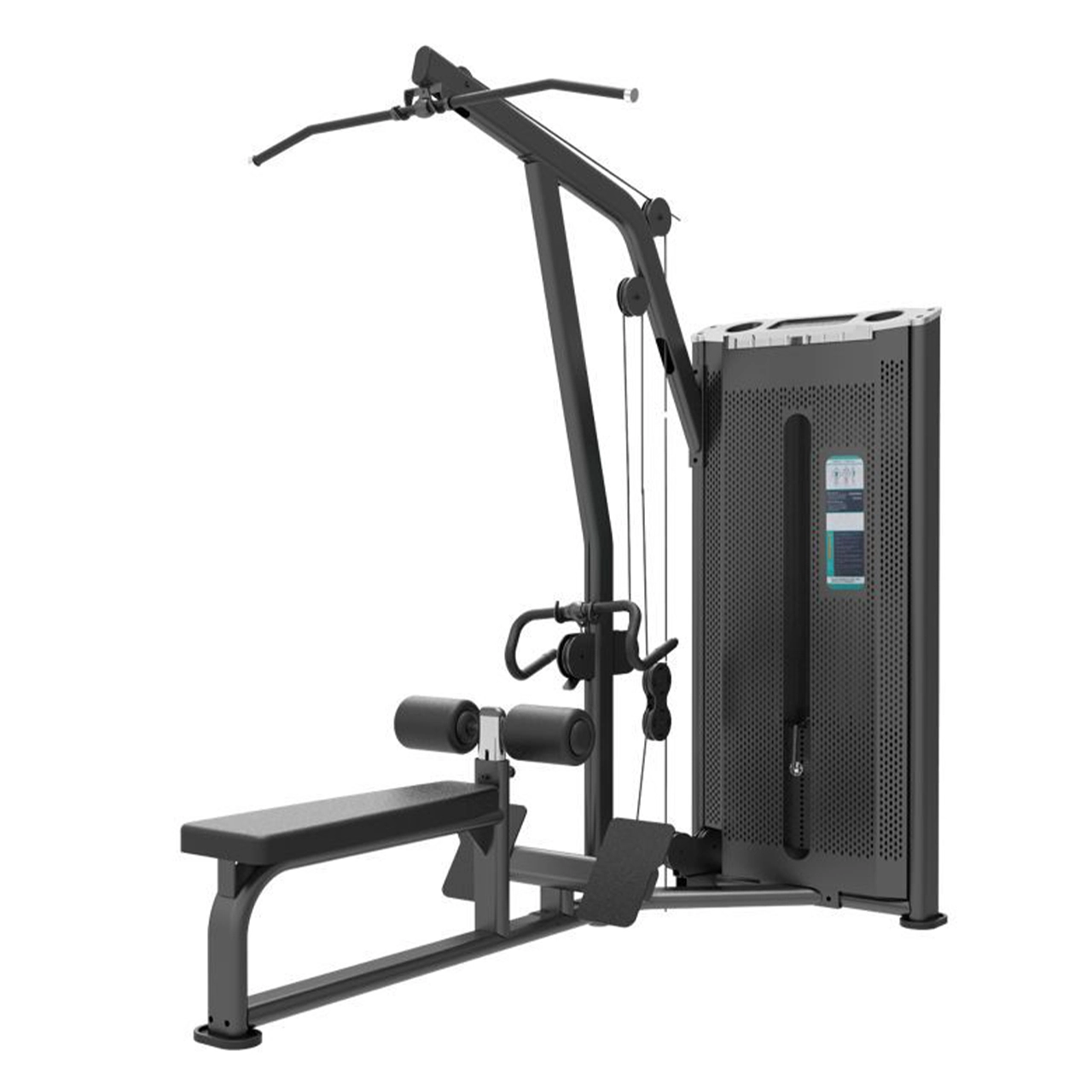 LIFE FIT Alpha Series Lat Pulldown With Vertical Row machine, 100 Kg stack.