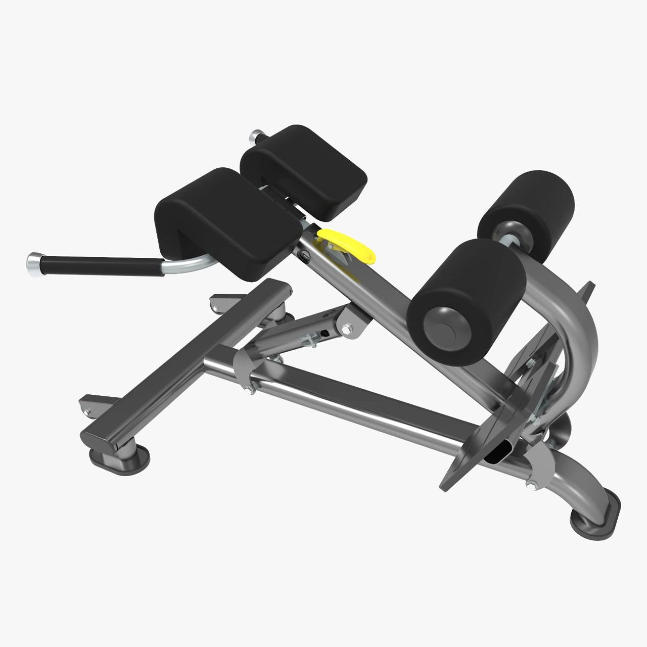 LIFE FIT Alpha Hyperextension Machine (LF-1258) for back workouts. Multi-angle, adjustable.