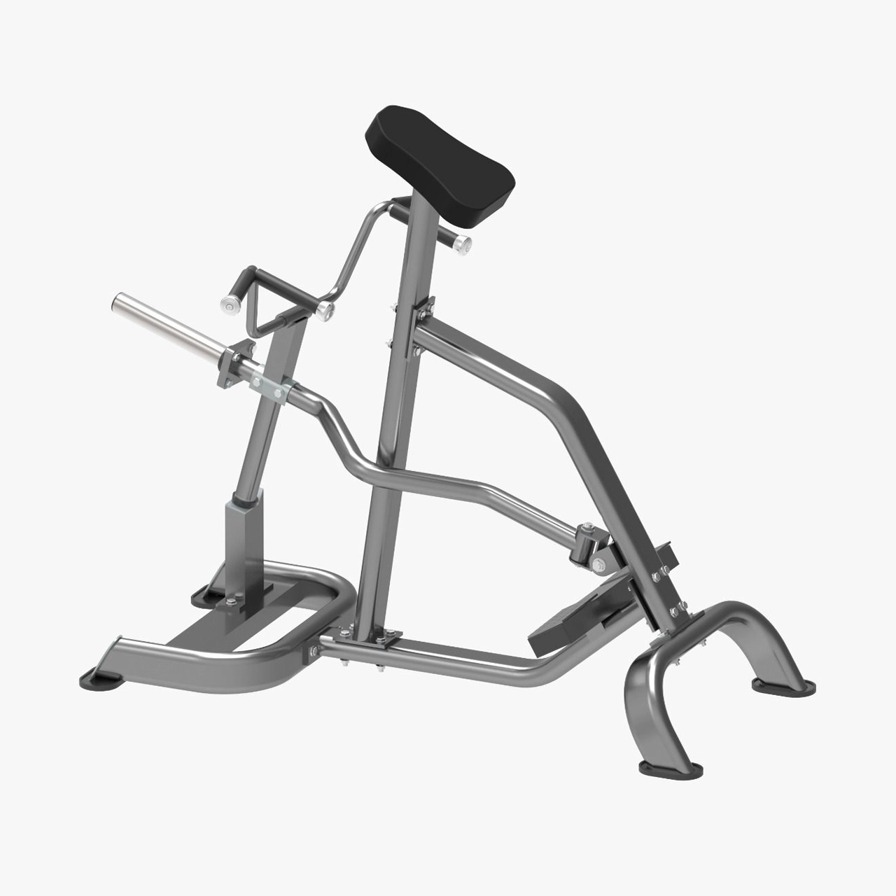 LIFE FIT Alpha Series Incline Lever Row Machine for back workouts.