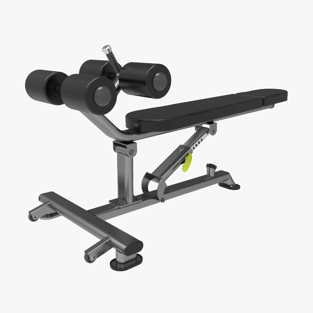 LIFE FIT Multi-Adjustable Abdominal Bench Alpha for core workouts. Decline bench.