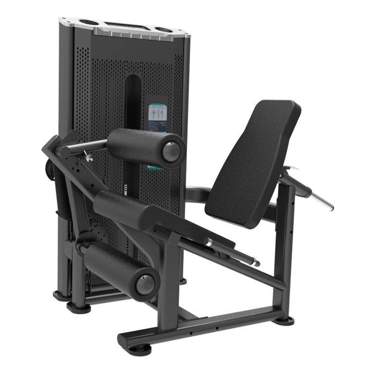 LIFE FIT Alpha Series Seated Leg Curl Extension Machine for targeted leg workouts.