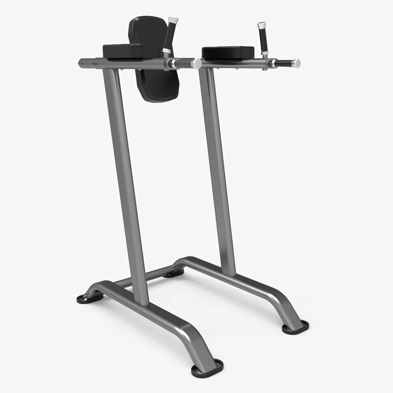 LIFE FIT Alpha Series Vertical Knee Raise Machine for core & leg strength.