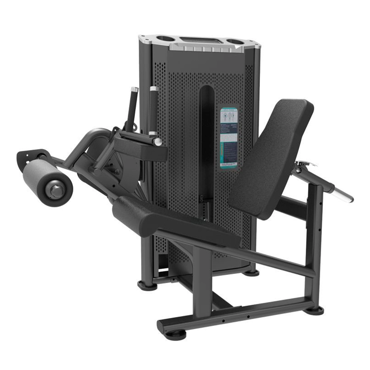 LIFE FIT Alpha Series Seated Leg Curl (LF-1919) machine for hamstring workouts. Commercial grade.