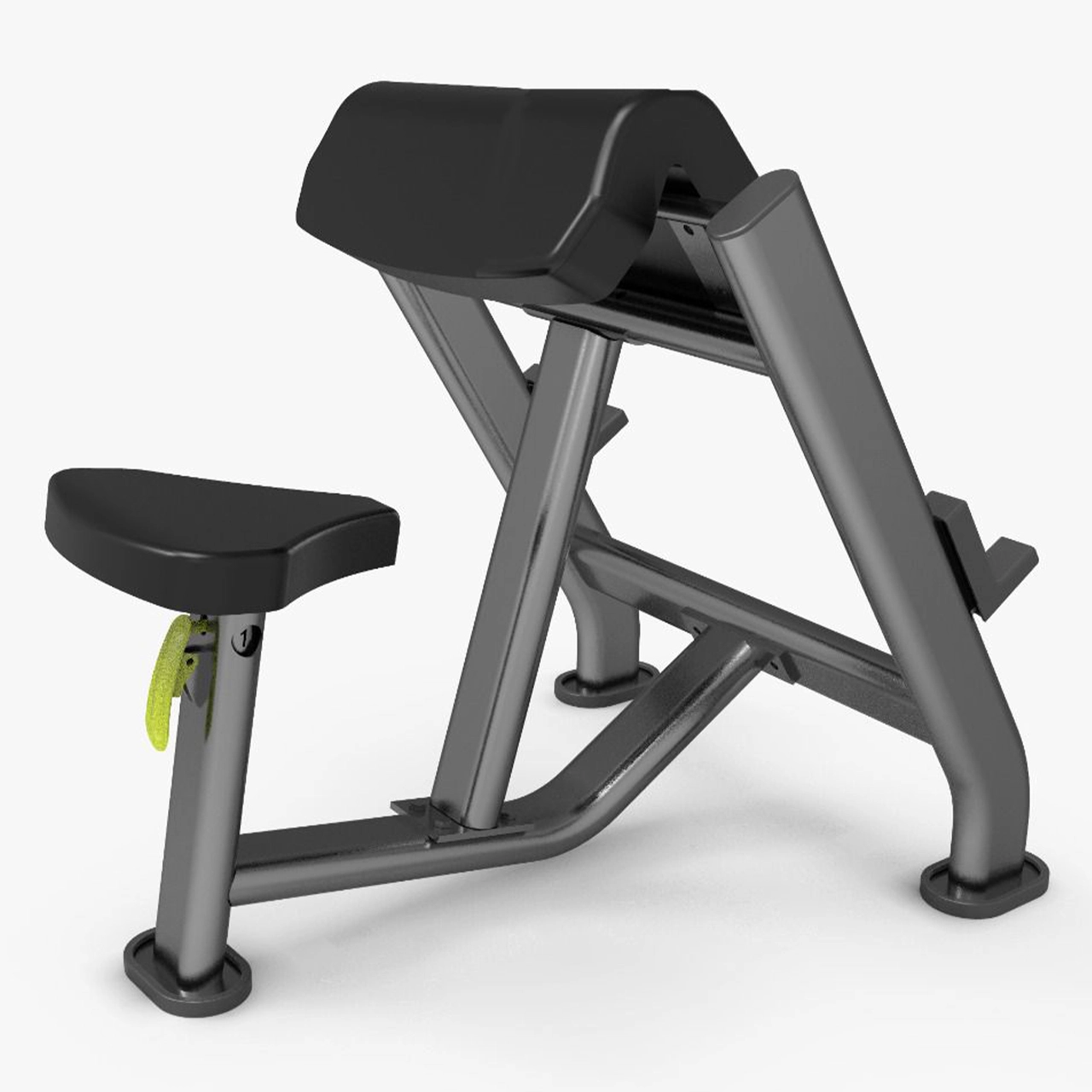 LIFE FIT Alpha Series Preacher Curl Bench LF-1247 for bicep workouts.