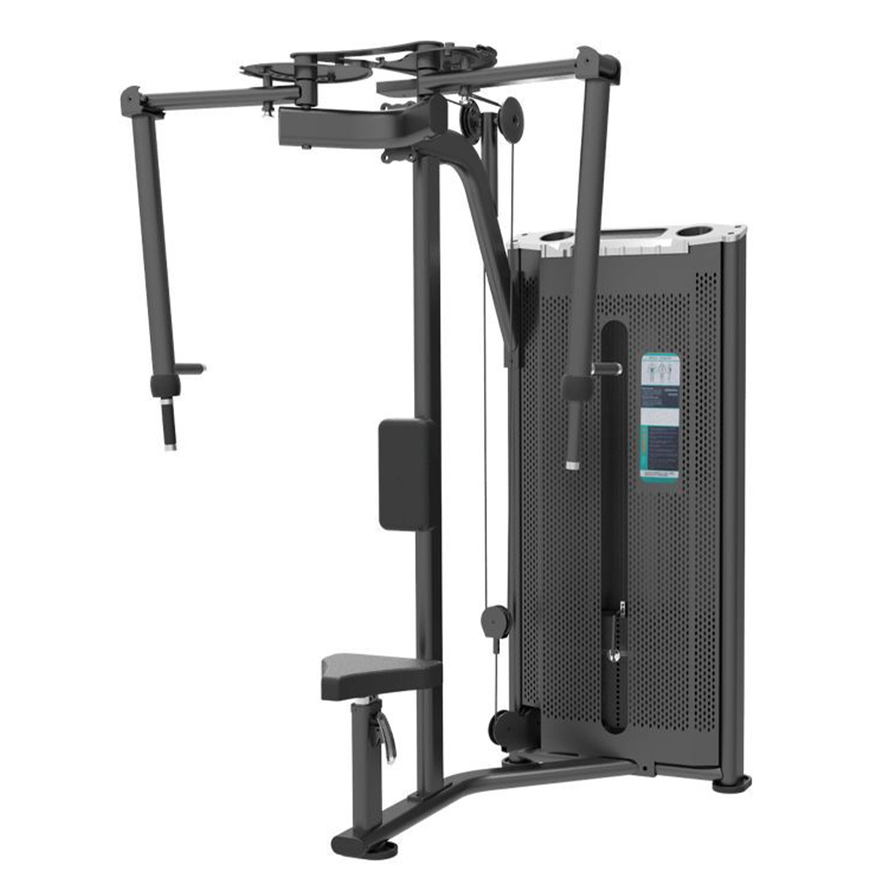 LIFE FIT Alpha Series Pec Deck Fly & Rear Delt Machine. Target chest & shoulders.