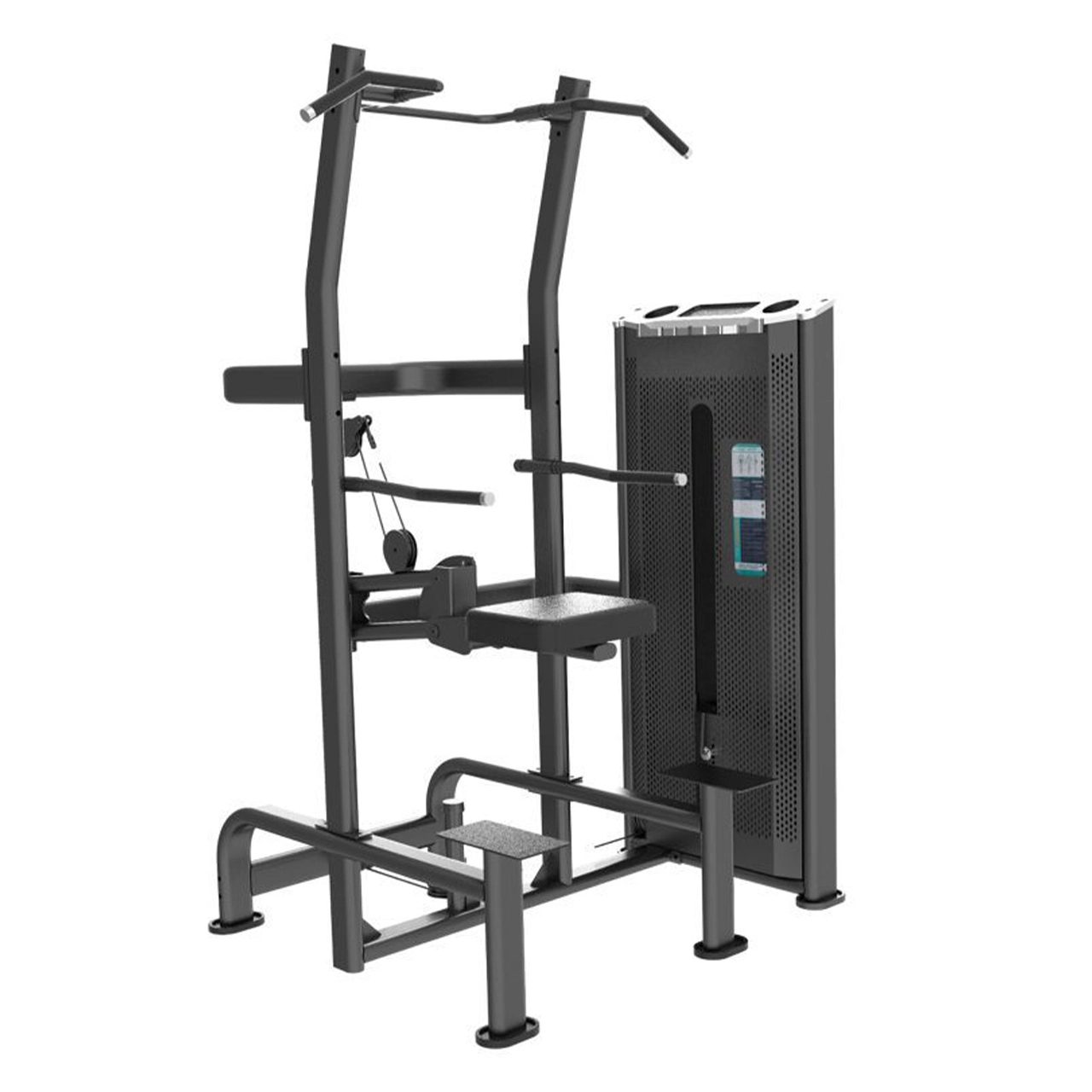 LIFE FIT Alpha Series Commercial Weight Assisted Chin Dip Machine.