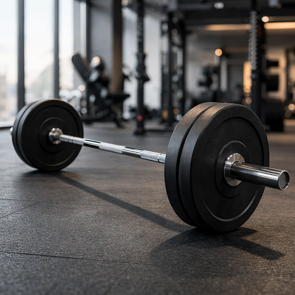 LIFE FIT barbells for strength training, muscle building, and powerlifting.