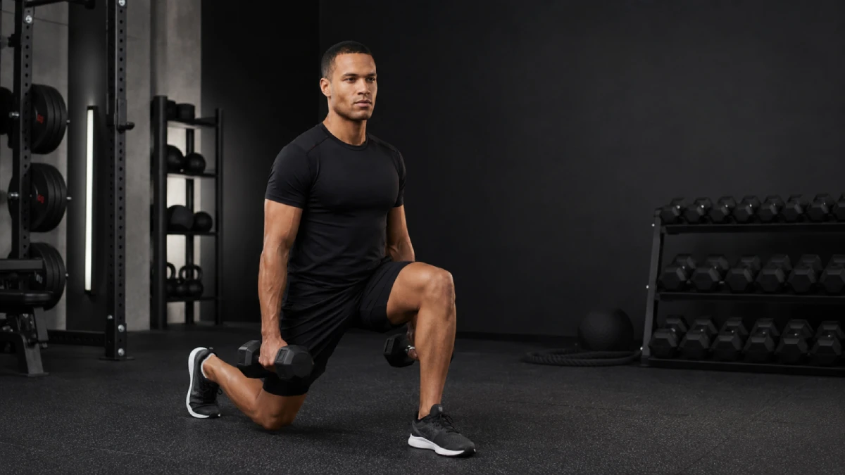 Dumbbell Walking Lunge: Proper Form, Muscles Worked, Benefits, Mistakes and Variations